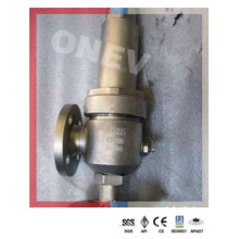 CF8m / CF8 Válvula de segurança com flange de aço inoxidável para água